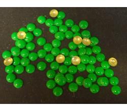 500 Hotfix Nailheads 5mm Neon grün