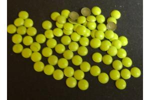100 Hotfix Nailheads 5mm Neon gelb